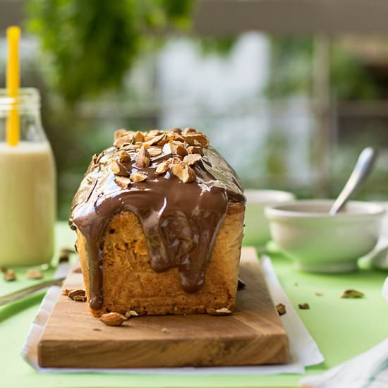 Olive Oil & Banana Blender Cake