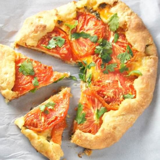 Cheese Tomato Galette