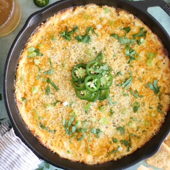 Cheesy Jalapeño Popper Chorizo Dip
