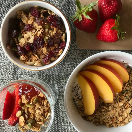 Homemade Off-Script Granola