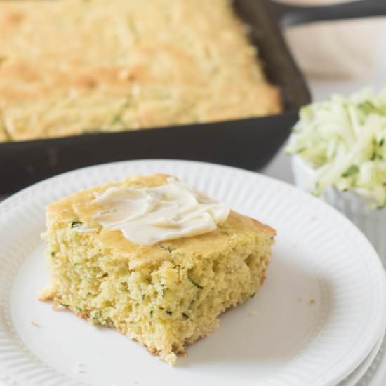 The Best Zucchini Cornbread