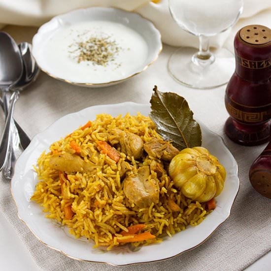 Uzbek Plov Chicken Pilaf