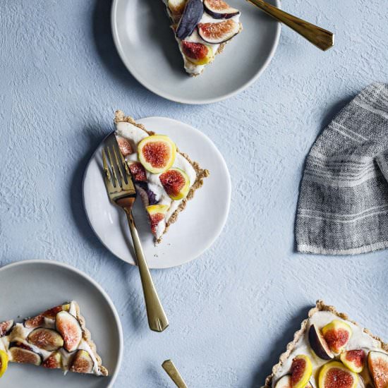 Honey Cardamom Fig Tart
