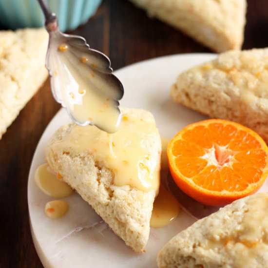 Clementine Cream Scones