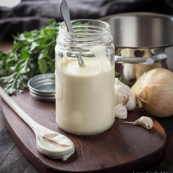 Creamy Low Carb Alfredo Sauce