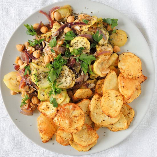 Chickpeas and Zucchini Stew