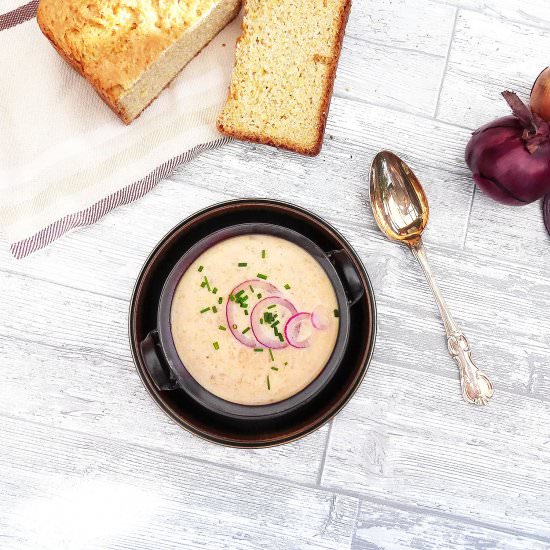 Creamy Five Onion Soup