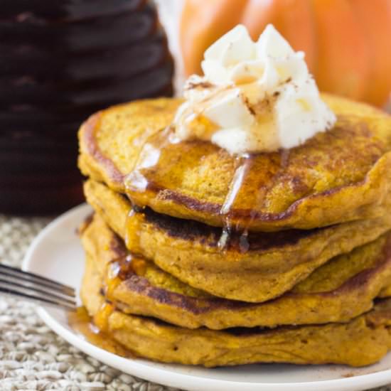 Fluffy Pumpkin Pancakes