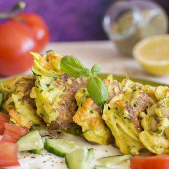 Zucchini Carrot Pancakes
