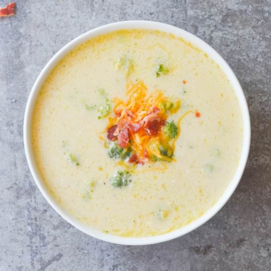 Keto Broccoli Cheddar Soup