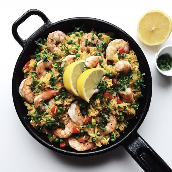 Shrimp Paella
