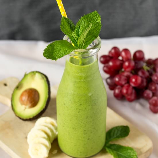 Creamy Green Grape Smoothie