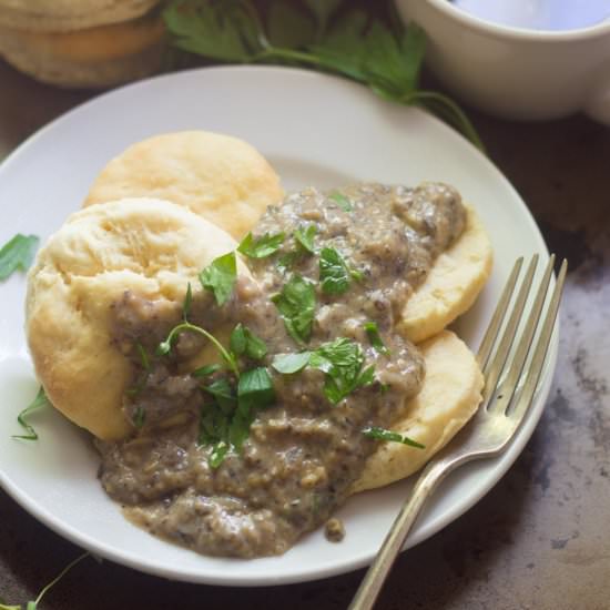 Vegan Biscuits & Gravy