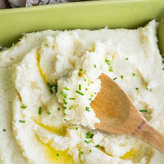 Cauliflower Mash with Chives