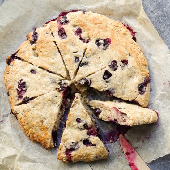 Sugar Free Blueberry Scones