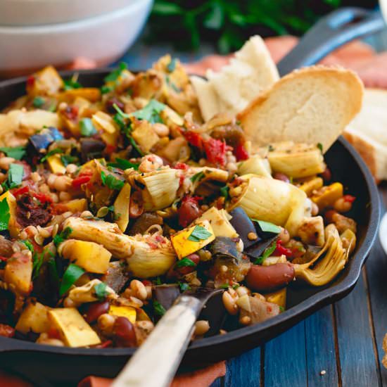 Vegetable Bean Skillet