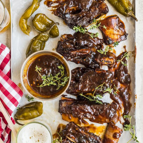 Chipotle and Beer Short Ribs