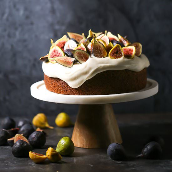 Olive Oil Cake with Figs