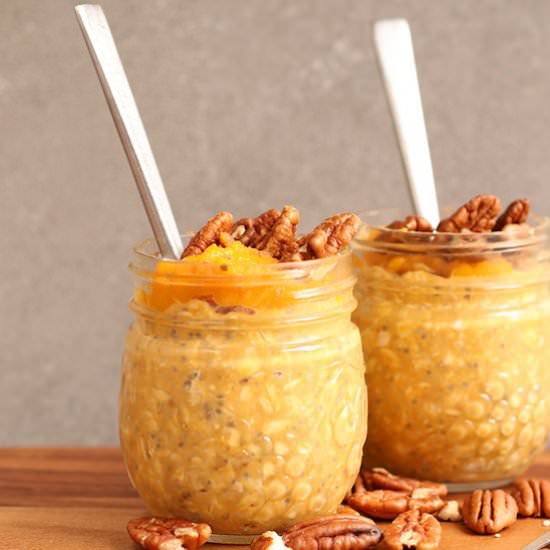 Vegan Pumpkin Pie Overnight Oats