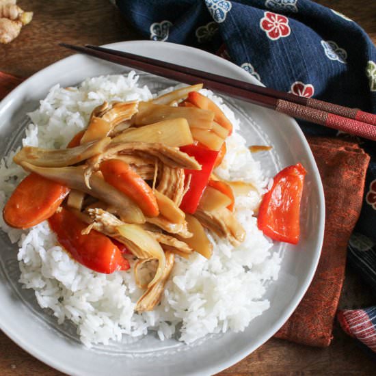 Quick Sesame Ginger Stir Fry