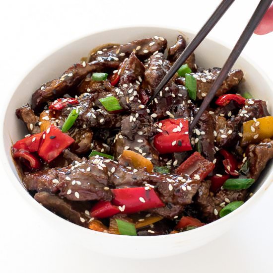 Super Easy Pepper Steak