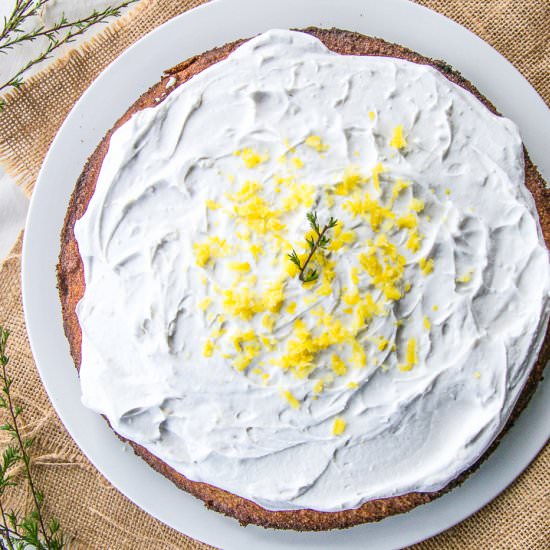 Vegan Lemon Coconut Cake
