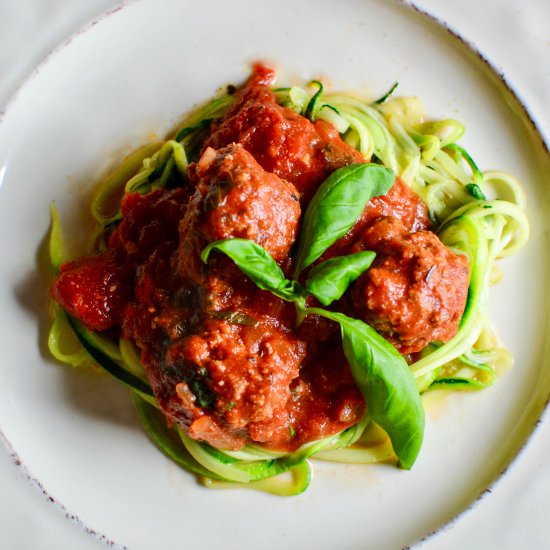 gluten and dairy free meatballs