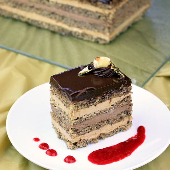 Vegan Opera Cake