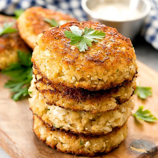 Cauliflower Crab Cakes
