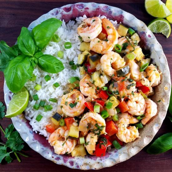 Thai Red Curry Shrimp