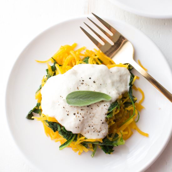 Creamy Butternut Squash Noodles