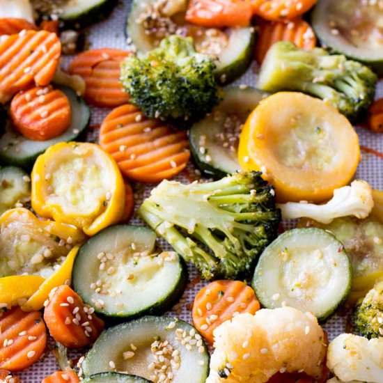 Asian Inspired Roasted Veggies