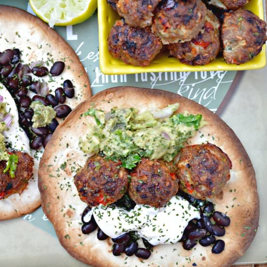 Turkey Meatballs Tacos