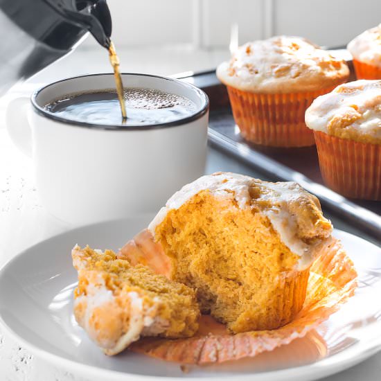 Pumpkin Cheesecake Muffins