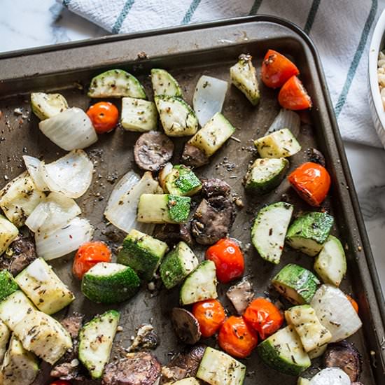 Mediterranean Roasted Veggies