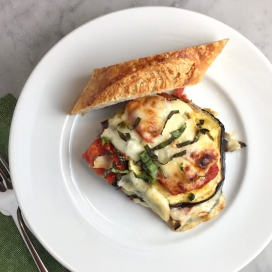 Grilled Eggplant Parmesan