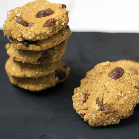 Sweet Potato & Orange Oaty Cookies