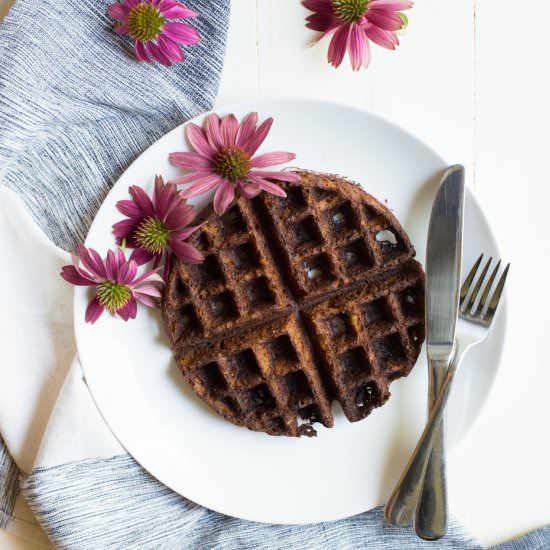 One-Bowl Pumpkin Freezer Waffles