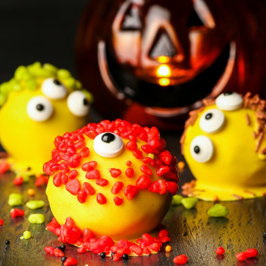 Monster Halloween Cake Balls