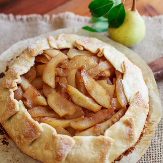 Rustic Pear Tart