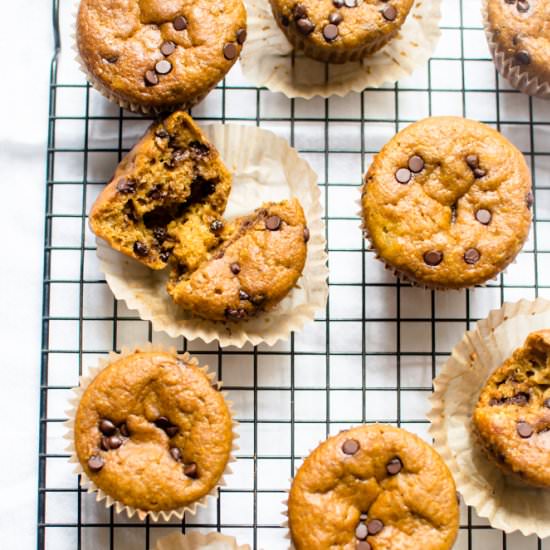 One-Bowl Paleo Pumpkin Muffins