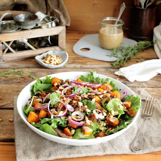 Beluga Lentil & Pumpkin Salad