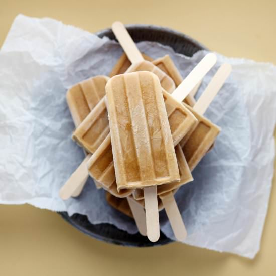 Bourbon Butterscotch Latte Pops