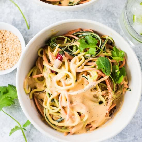 Coconut Curry Veggie Noodles