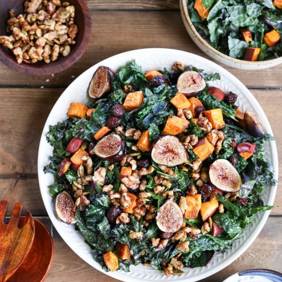 Roasted Sweet Potato & Fig Salad
