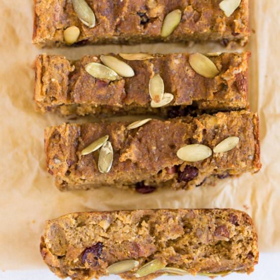 Coconut Flour Pumpkin Harvest Bread