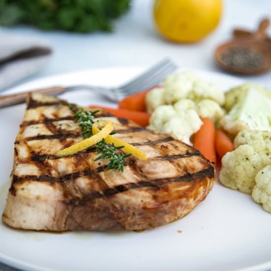 Lemon Rosemary Grilled Swordfish