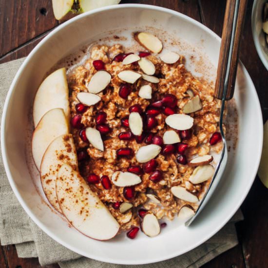 Pumpkin Apple Overnight Oats