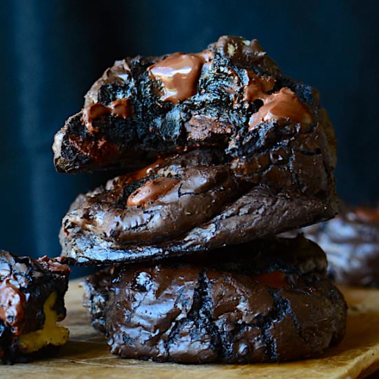 Flourless Brownie Cookies