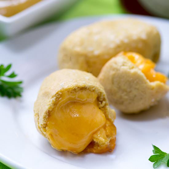 Chickpea Cheddar Tots